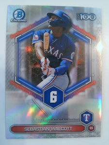 2026 Bowman Baseball Bowman Scouts' Top 100 Sebastian Walcott #BTP-6