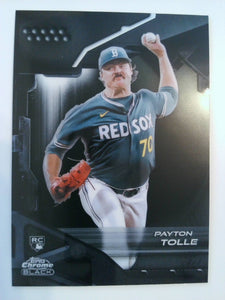2026 Topps Chrome Black Baseball Payton Tolle #26 Rookie