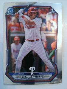 2026 Bowman Baseball Chrome Prospects Keaton Anthony #BCP-121
