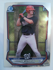 2026 Bowman Baseball Chrome Prospects Sam Petersen #BCP-122