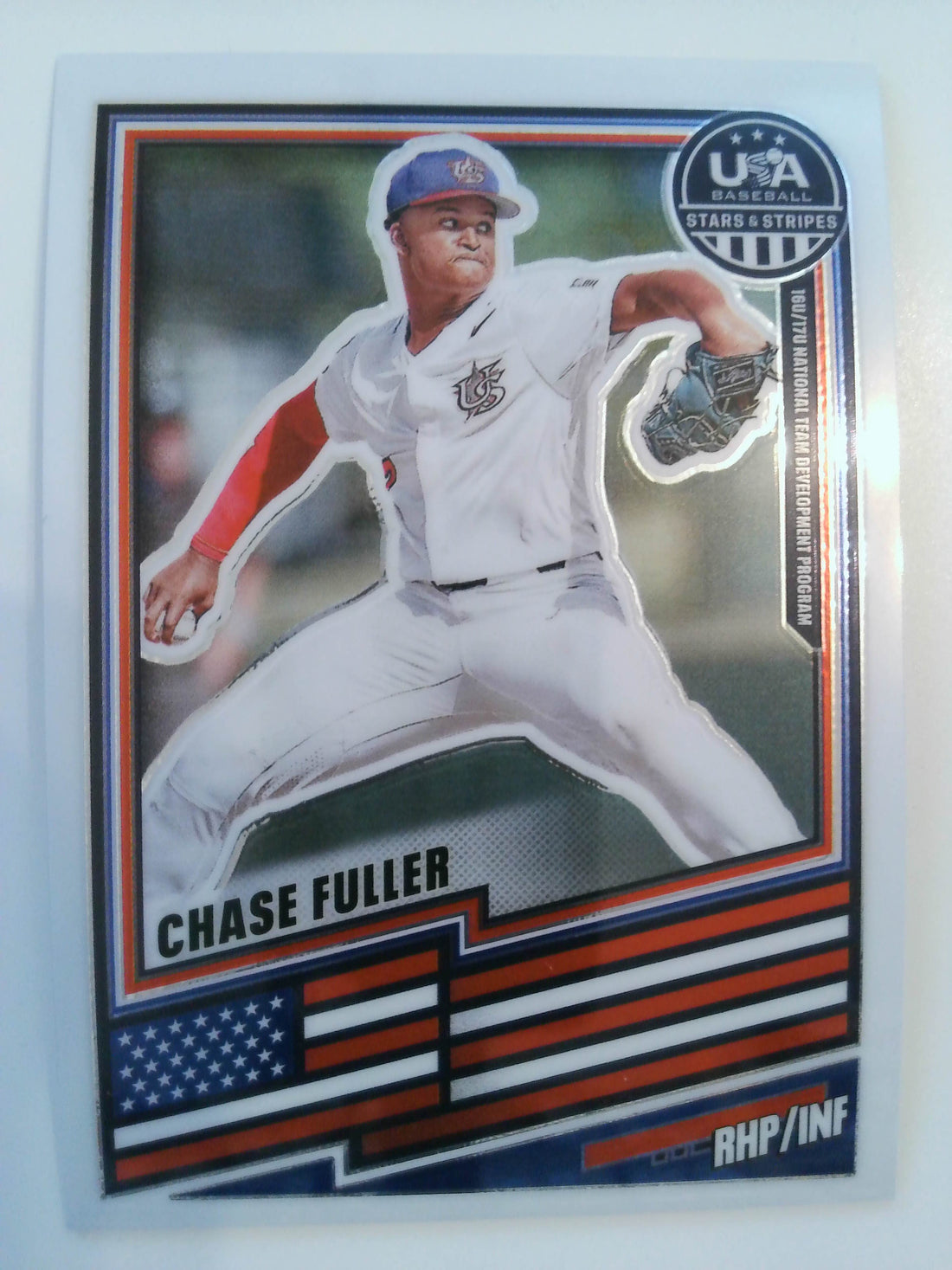 2026 Panini Stars & Stripes Prizm USA Baseball Baseball Chase Fuller #198