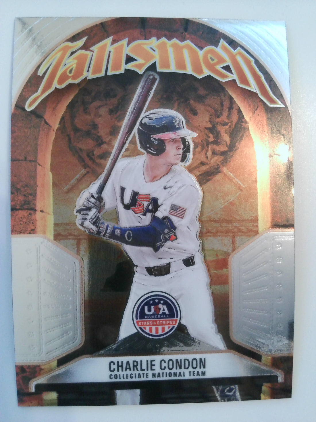 2026 Panini Stars & Stripes Prizm USA Baseball Baseball Talisman Eli Willits #7