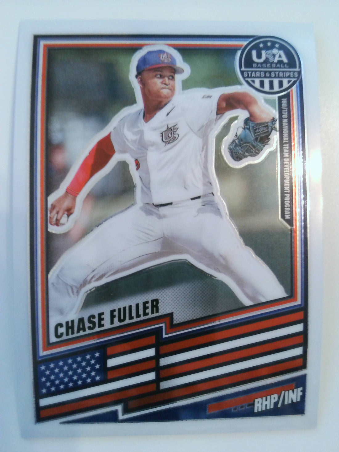 2026 Panini Stars & Stripes Prizm USA Baseball Baseball Chase Fuller #198