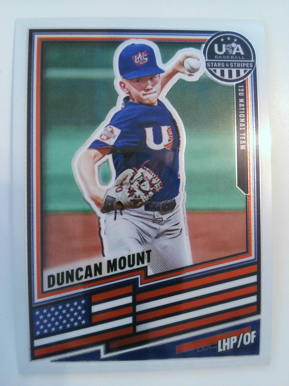 2026 Panini Stars & Stripes Prizm USA Baseball Baseball Duncan Mount #48
