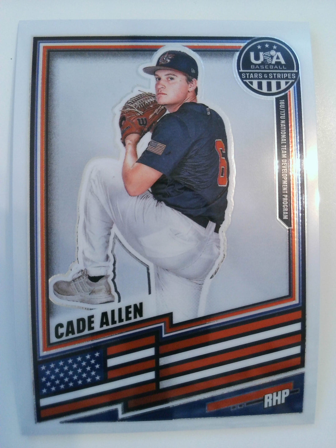 2026 Panini Stars & Stripes Prizm USA Baseball Baseball Cade Allen #174