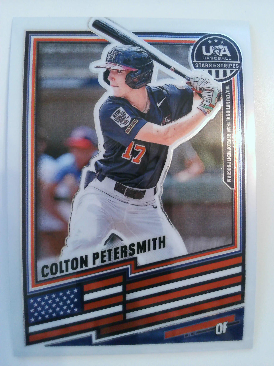 2026 Panini Stars & Stripes Prizm USA Baseball Baseball Colton Petersmith #149