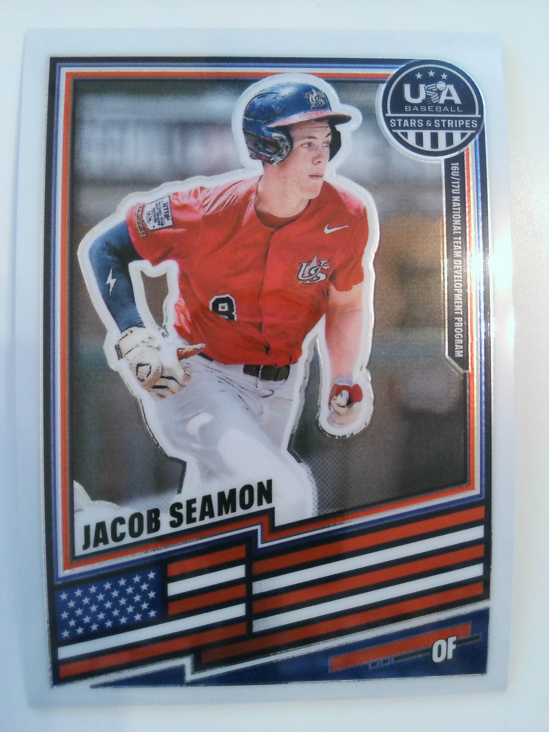 2026 Panini Stars & Stripes Prizm USA Baseball Baseball Jacob Seamon #199