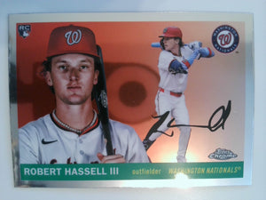 2025 Topps Chrome Platinum Baseball Robert Hassell III #300 Rookie