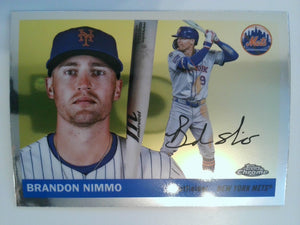 2025 Topps Chrome Platinum Baseball Brandon Nimmo #58