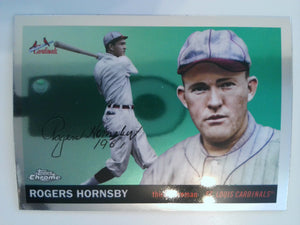 2025 Topps Chrome Platinum Baseball Rogers Hornsby #443