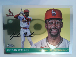 2025 Topps Chrome Platinum Baseball Jordan Walker #128