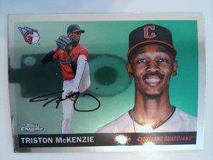 2025 Topps Chrome Platinum Baseball Triston McKenzie #122