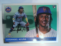 2025 Topps Chrome Platinum Baseball Luisangel Acuña #253 Rookie