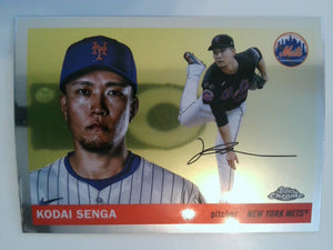 2025 Topps Chrome Platinum Baseball Kodai Senga #143