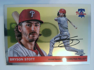 2025 Topps Chrome Platinum Baseball Bryson Stott #145