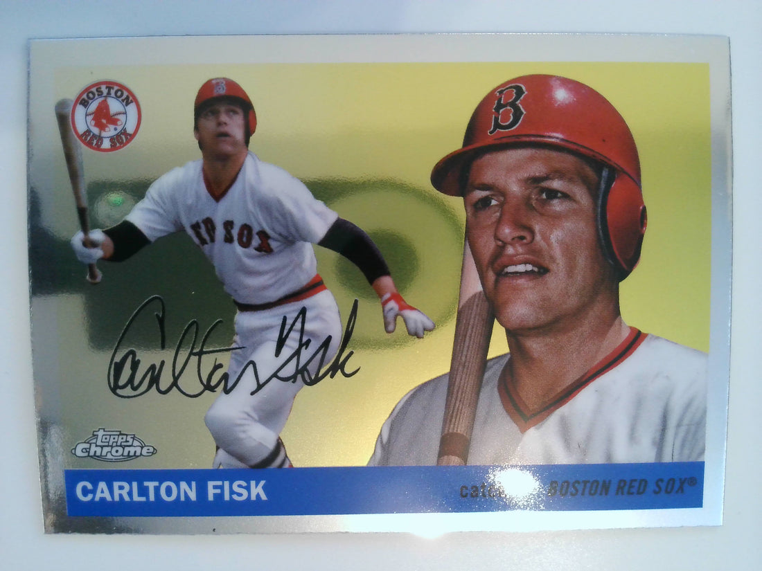 2025 Topps Chrome Platinum Baseball Carlton Fisk #357