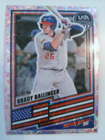 2026 Stars & Stripes Prizm USA Cherry Blossom 04/20 Brady Ballinger #124