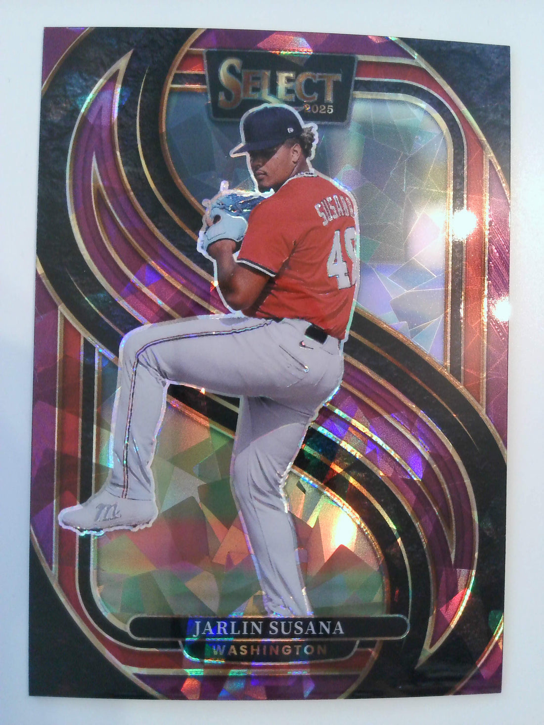 2025 Panini Select Baseball Purple Ice Prizms 23/99 Jarlin Susana #189