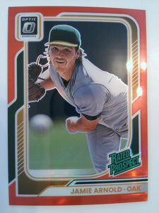 2026 Donruss Baseball Optic Red 39/99 Jamie Arnold #140