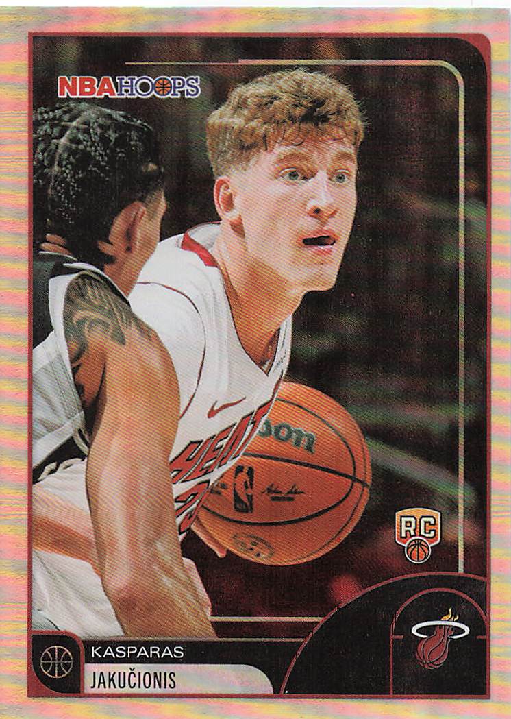 2025-26 Hoops Basketball Kasparas Jaku?ionis #75 Rookie