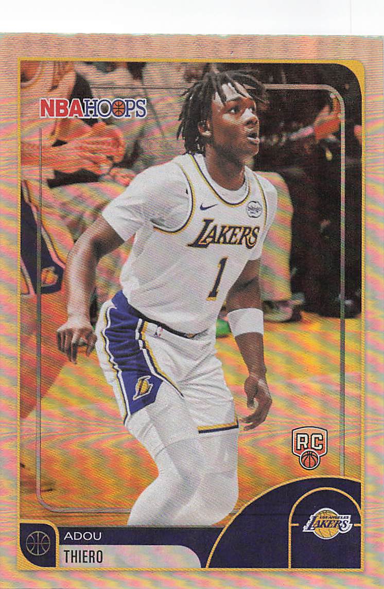 2025-26 Hoops Basketball Adou Thiero #182 Rookie