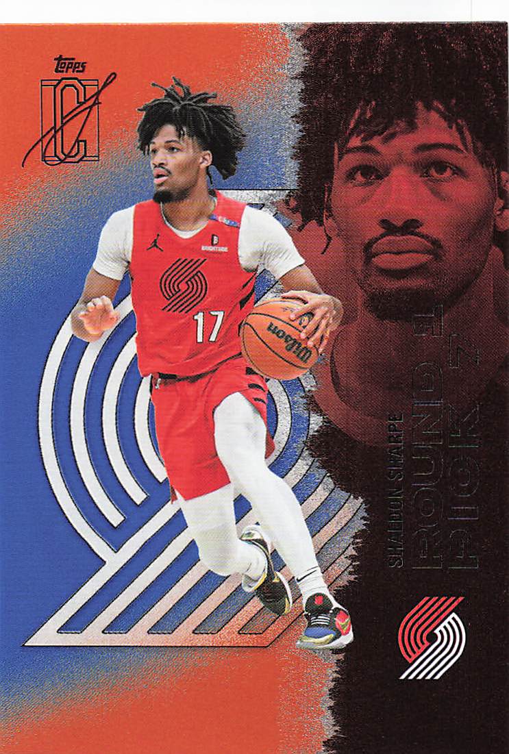 2025-26 Topps Signature Class Basketball Blue & Orange Shaedon Sharpe #25