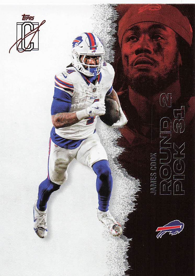 2025 Topps Signature Class Football James Cook #8
