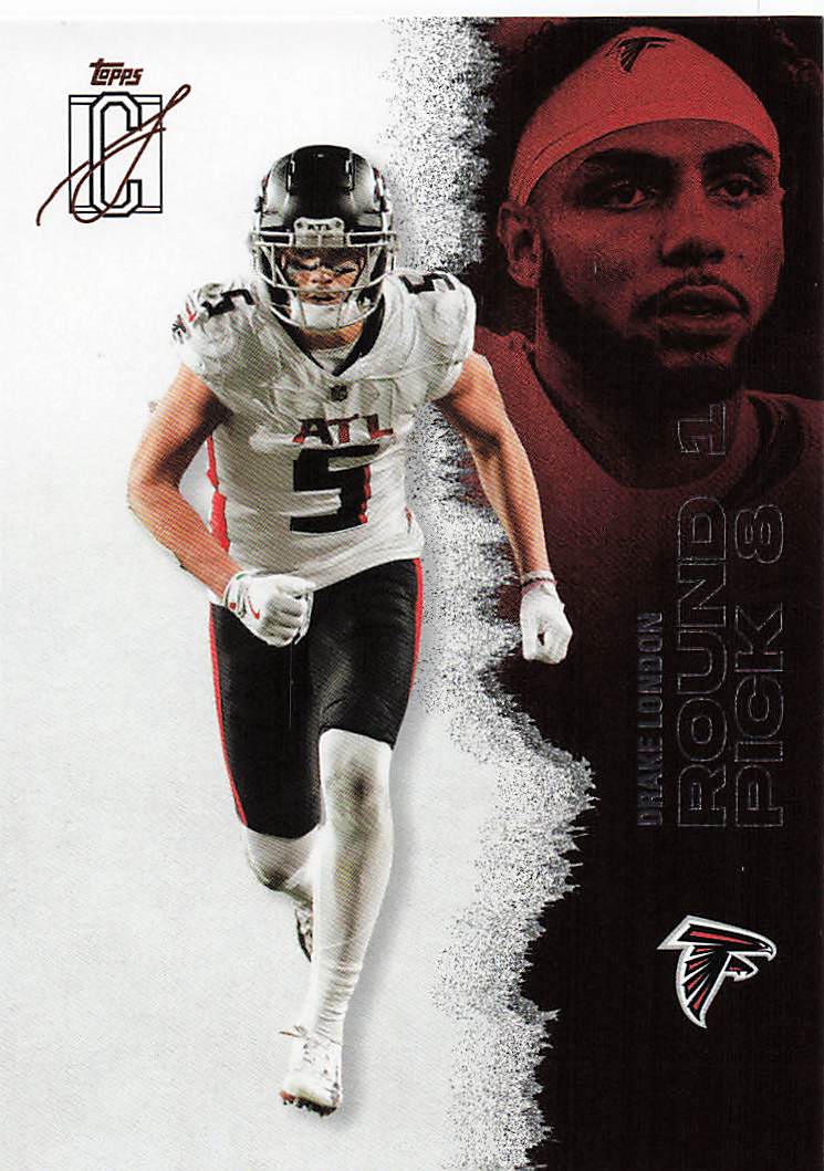 2025 Topps Signature Class Football Drake London #62