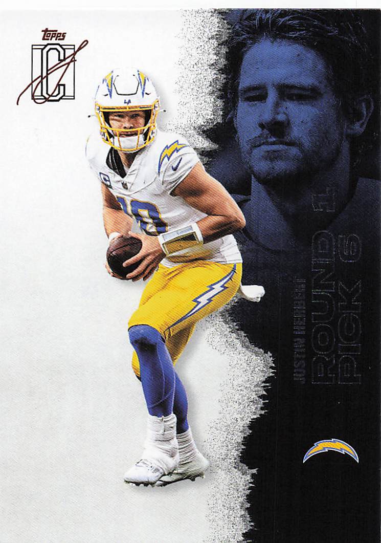 2025 Topps Signature Class Football Justin Herbert #30