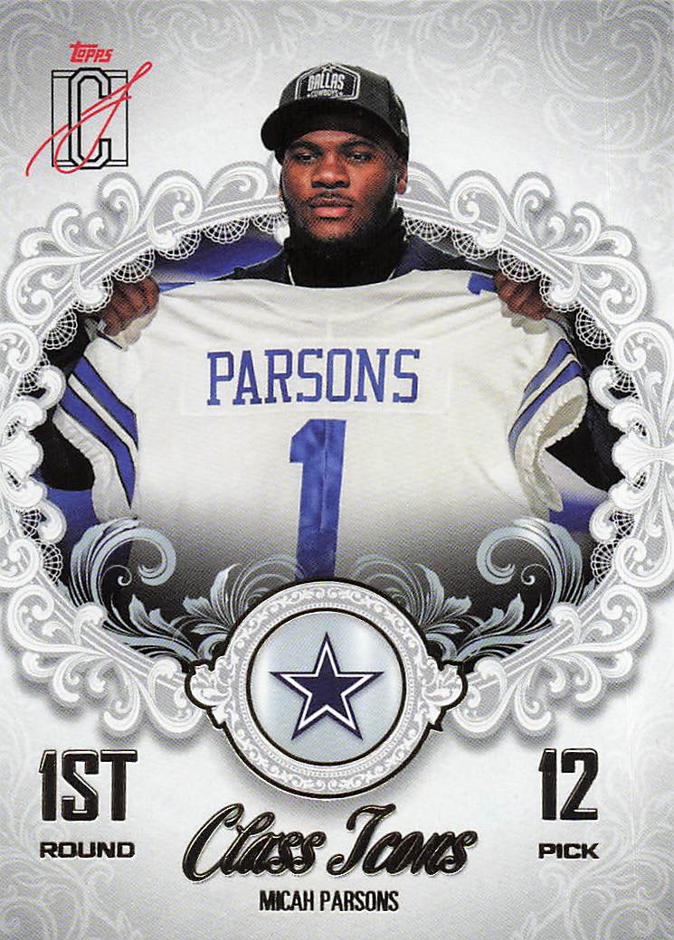 2025 Topps Signature Class Football Class Icons Micah Parsons #CI-1
