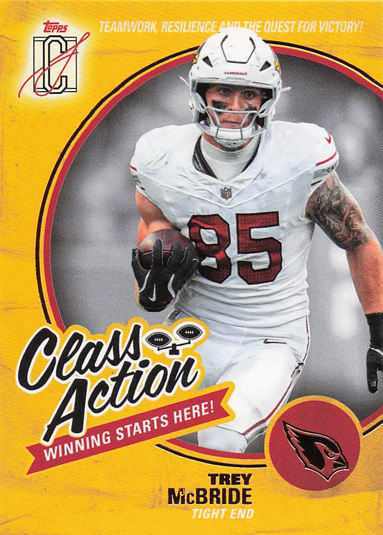 2025 Topps Signature Class Football Class Action Trey McBride #CA-1