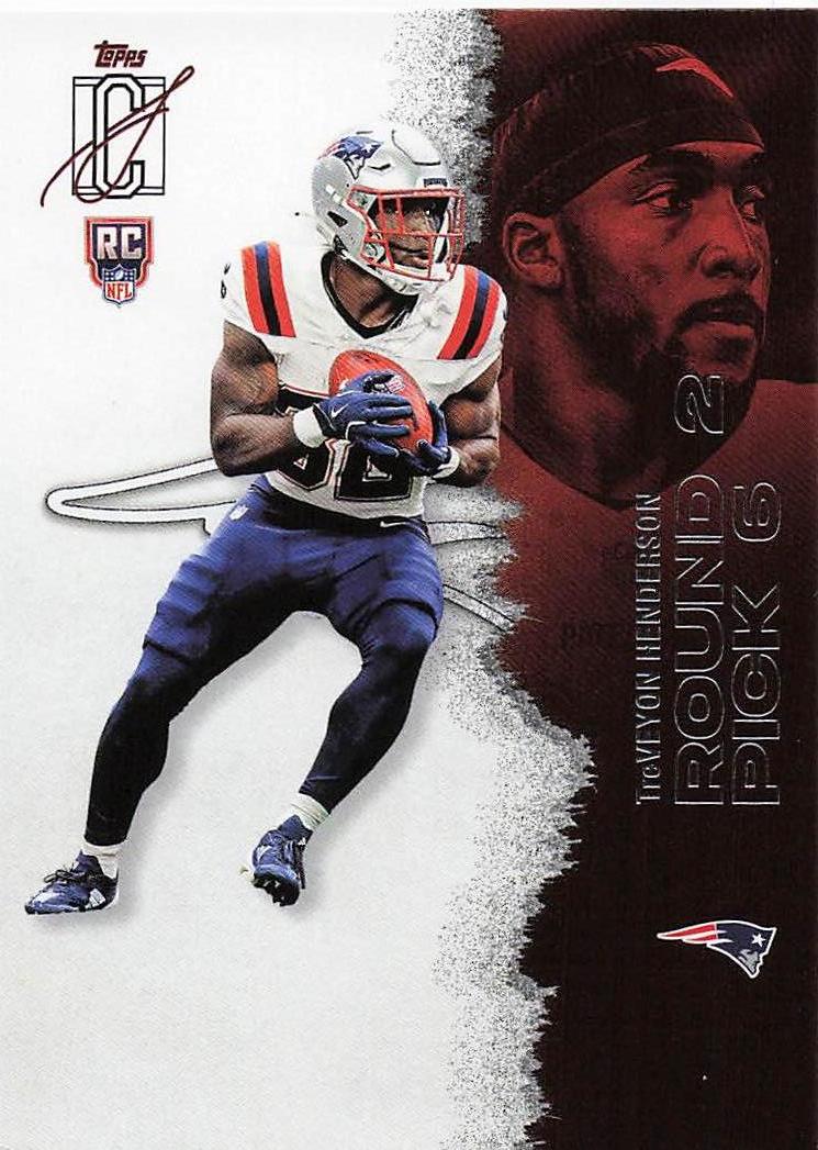 2025 Topps Signature Class Football TreVeyon Henderson #117 Rookie