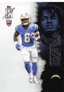2025 Topps Signature Class Football Omarion Hampton #109 Rookie