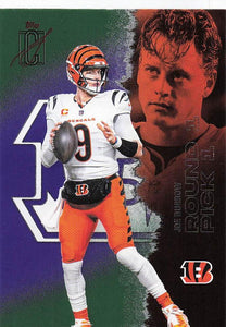 2025 Topps Signature Class Football Green & Purple Joe Burrow #13