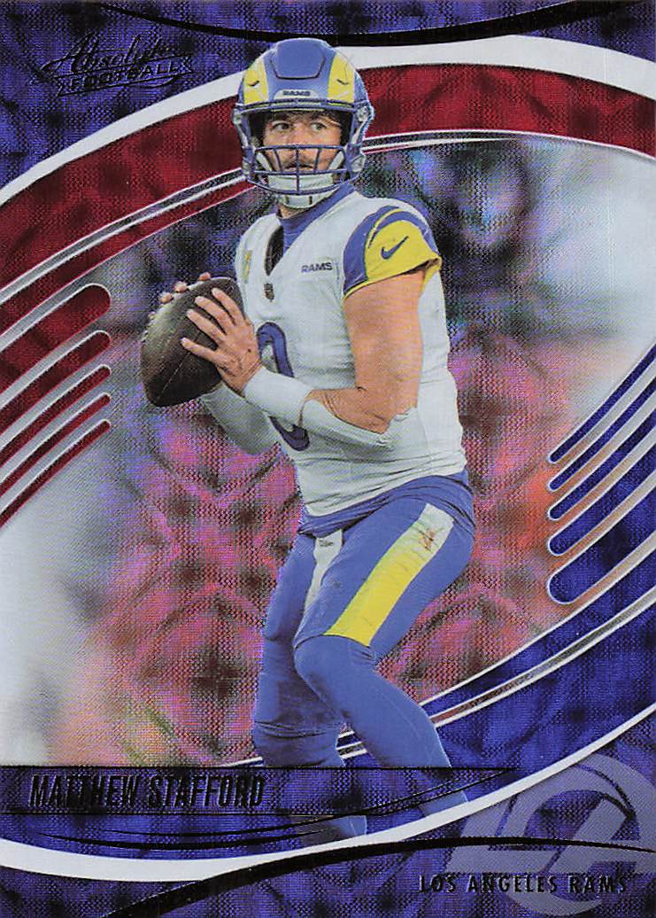 2025 Panini Absolute Red, White and Blue Kaleidoscope Matthew Stafford #42