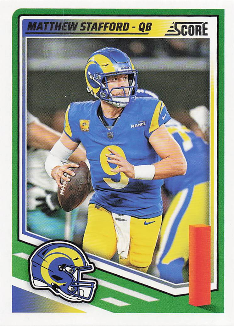 2025 Score Football Matthew Stafford #196