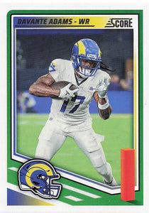 2025 Score Football Davante Adams #73