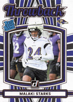 2025 Donruss Football Rated Rookies Throwback Malaki Starks #11