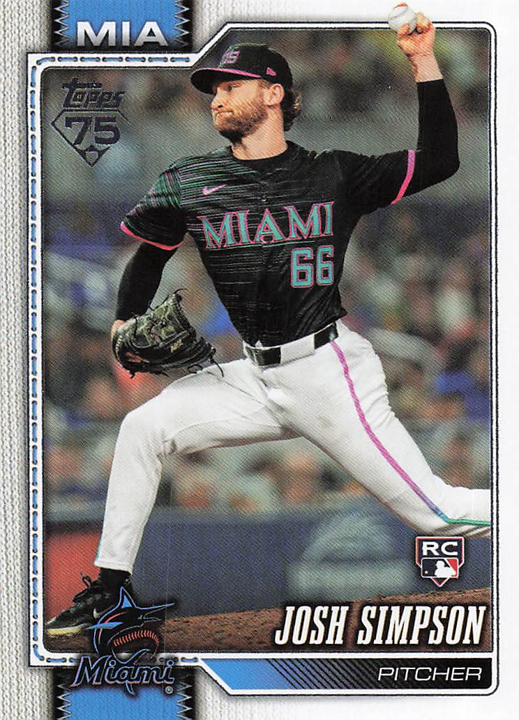 2026 Topps Baseball Josh Simpson #583 Rookie