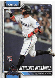 2026 Topps Baseball Heriberto Hernández #578 Rookie