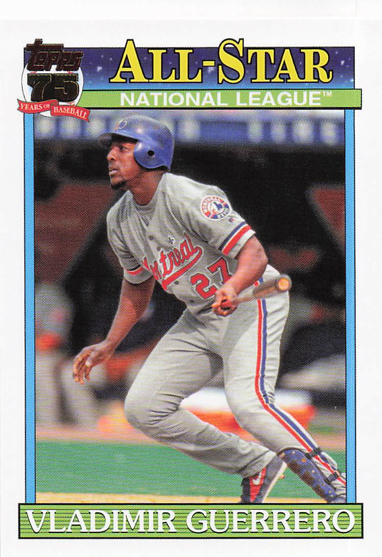 2026 Topps Baseball 1991 Topps Baseball Vladimir Guerrero #91AS-21