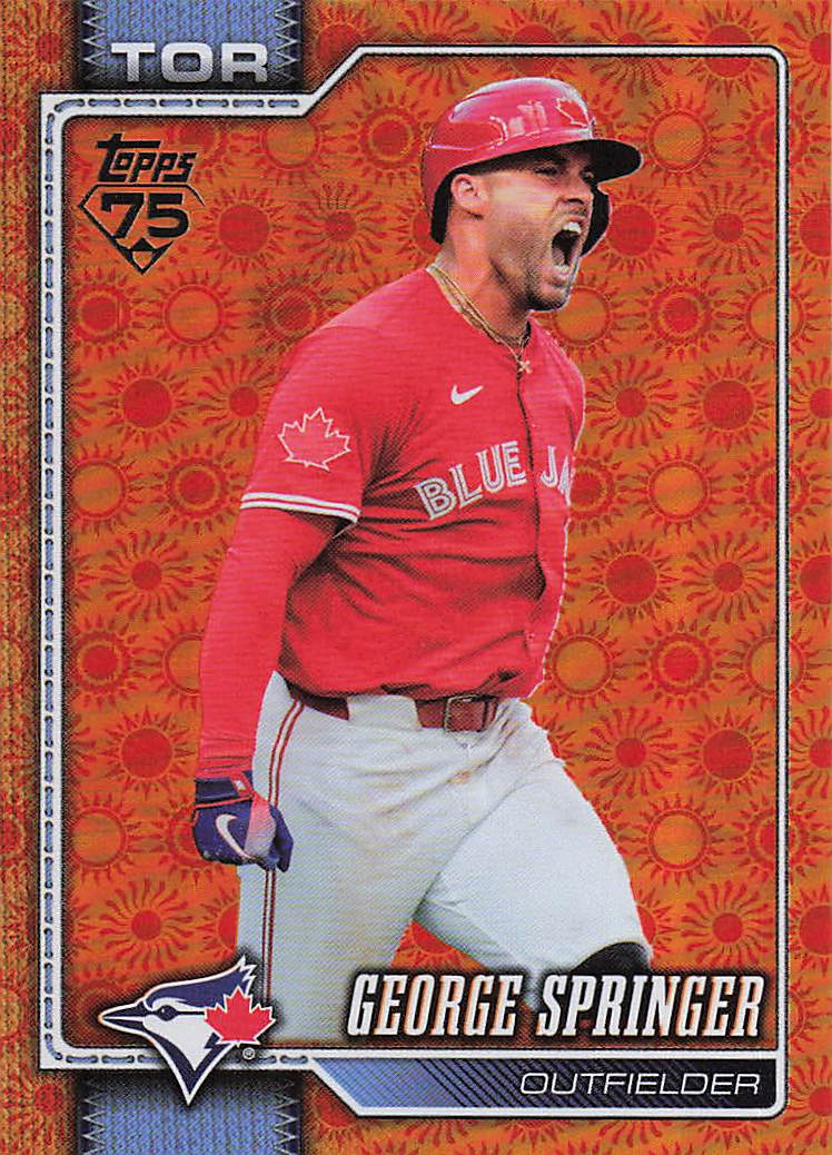 2026 Topps Baseball Holiday George Springer #455