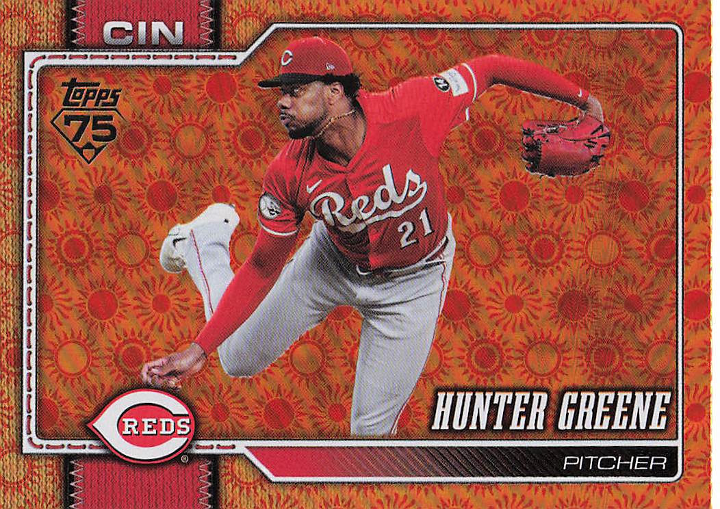 2026 Topps Baseball Holiday Hunter Greene #382