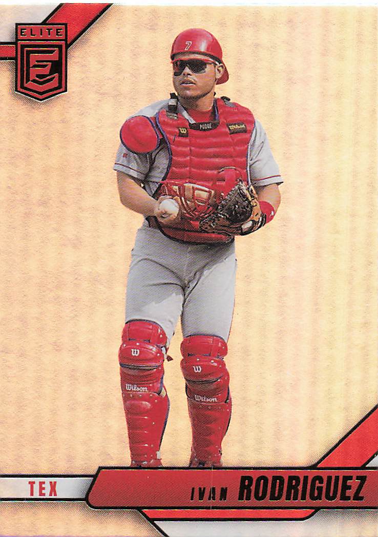 2026 Donruss Elite Baseball Orange Ivan Rodriguez #21