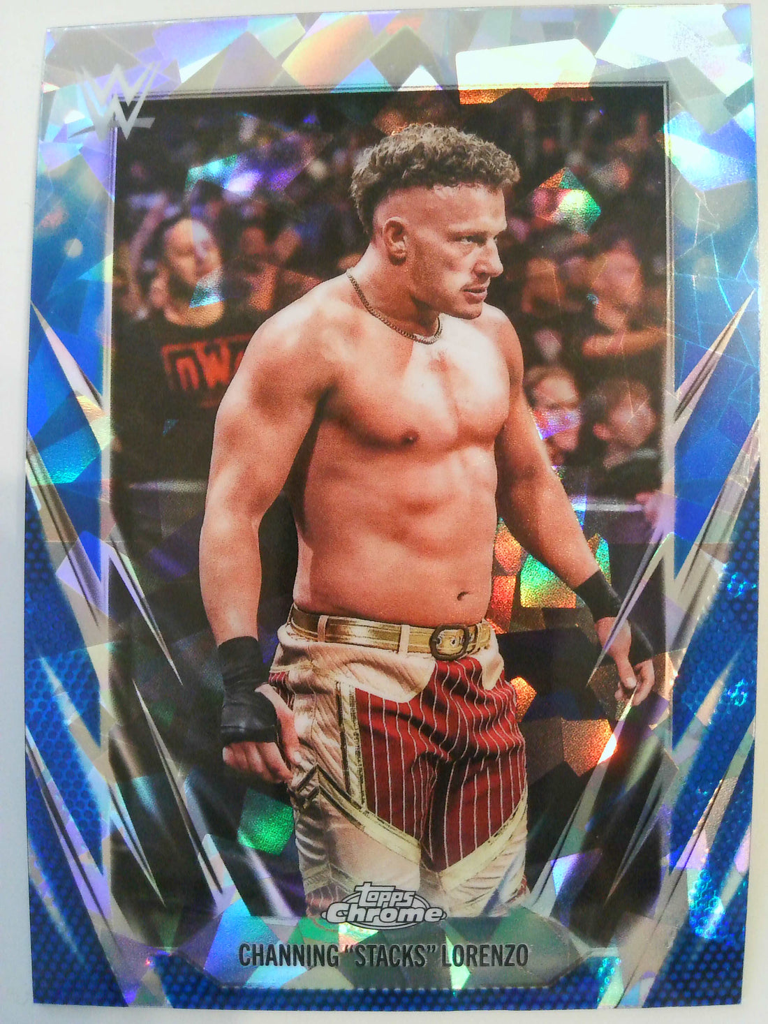 2026 Topps Chrome Sapphire Edition WWE Wrestling Channing "Stacks" Lorenzo #188