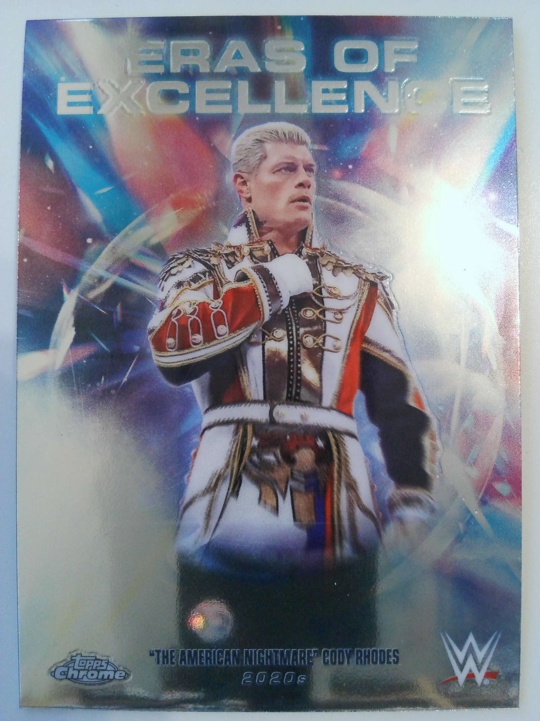 2026 Chrome WWE Eras of Excellence "The American Nightmare" Cody Rhodes #ERA-9