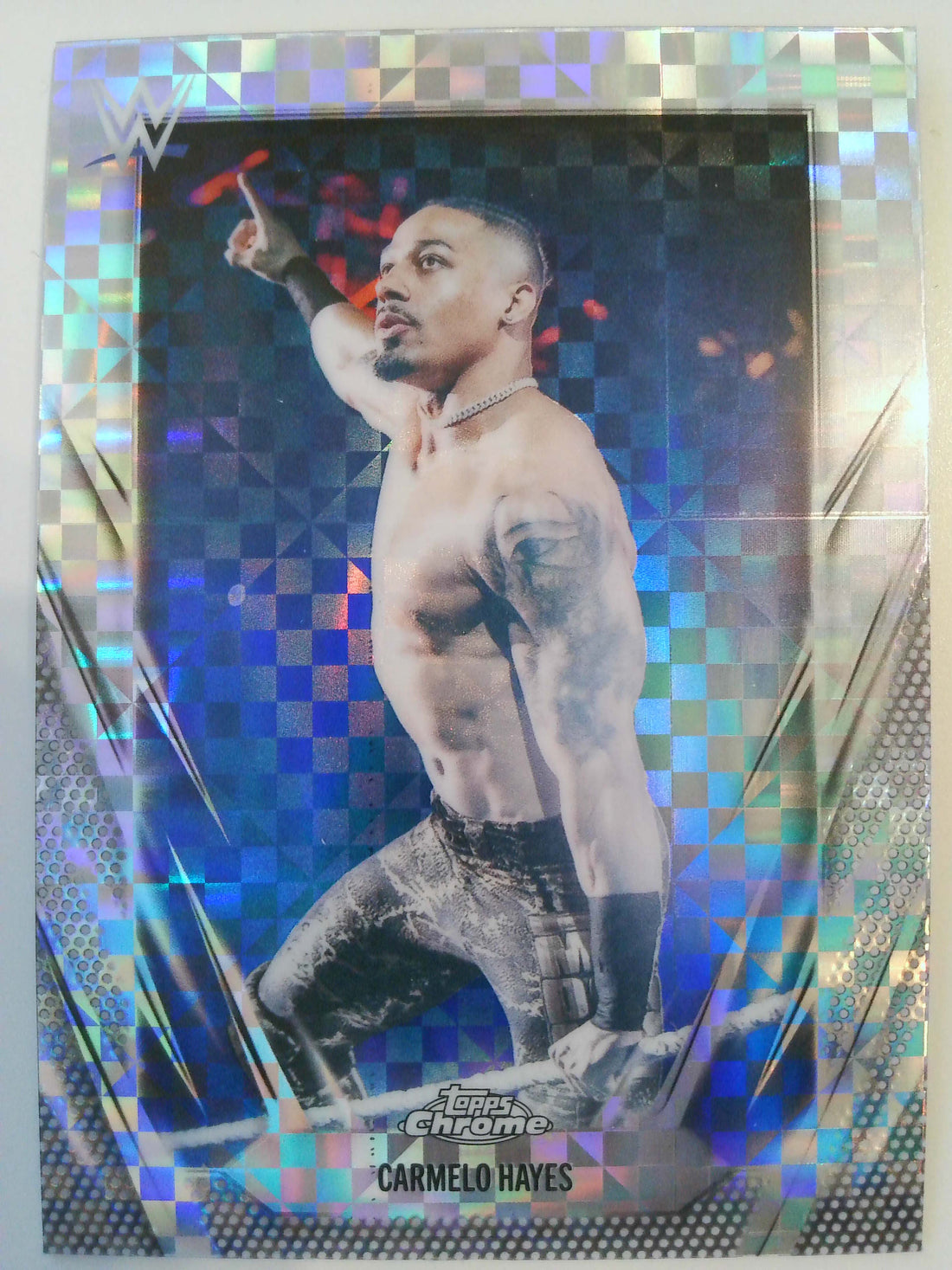2026 Topps Chrome WWE Wrestling X-Fractor Carmelo Hayes #70