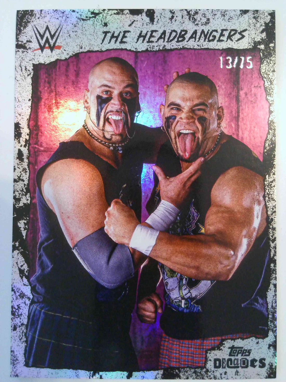2026 Topps Decades 1990's WWE Wrestling Purple 13/75 The Headbangers #149