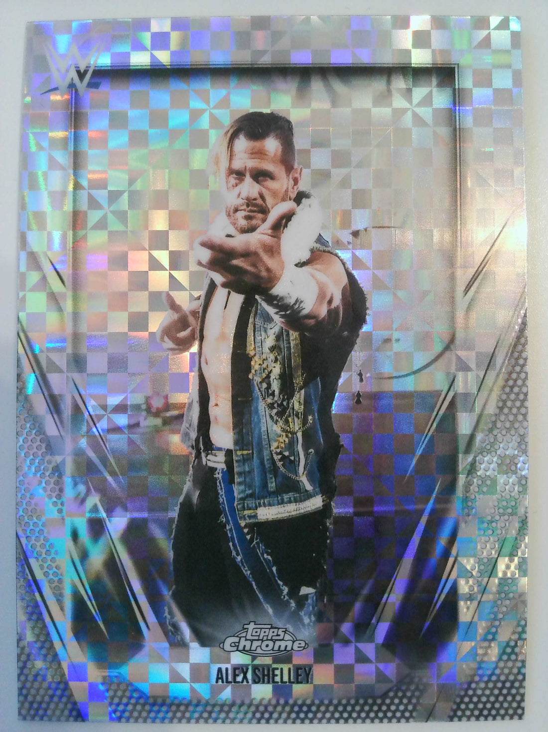 2026 Topps Chrome WWE Wrestling X-Fractor Alex Shelley #152