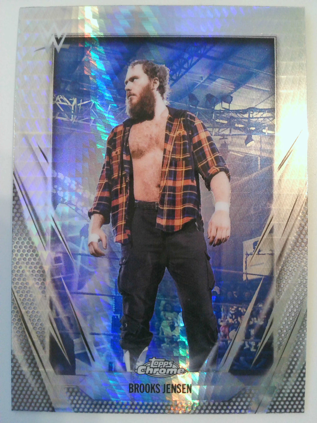 2026 Topps Chrome WWE Wrestling Prism Refractor Brooks Jensen #104